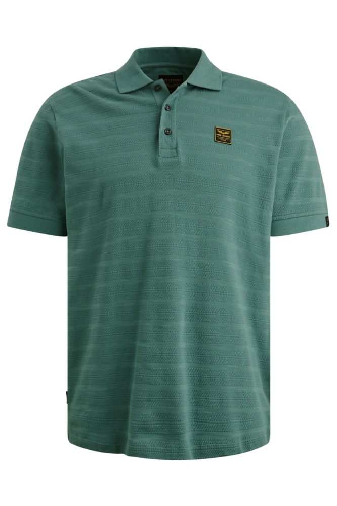 PME legend groene heren polo | Vooraanzicht