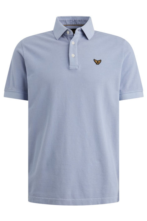 PME legend blauwe heren polo | Vooraanzicht