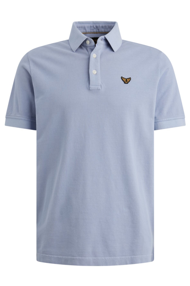 PME legend blauwe heren polo | Vooraanzicht