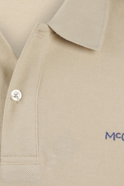 McGregor zand heren polo | Close up