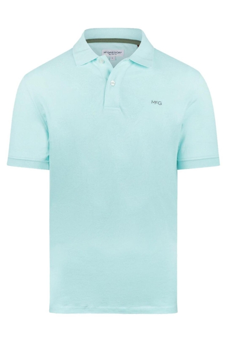 McGregor blauwe heren polo | Vooraanzicht