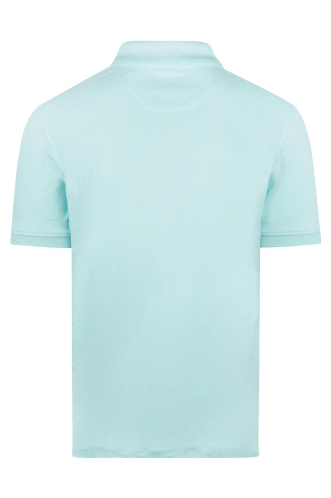 McGregor blauwe heren polo | Achteraanzicht