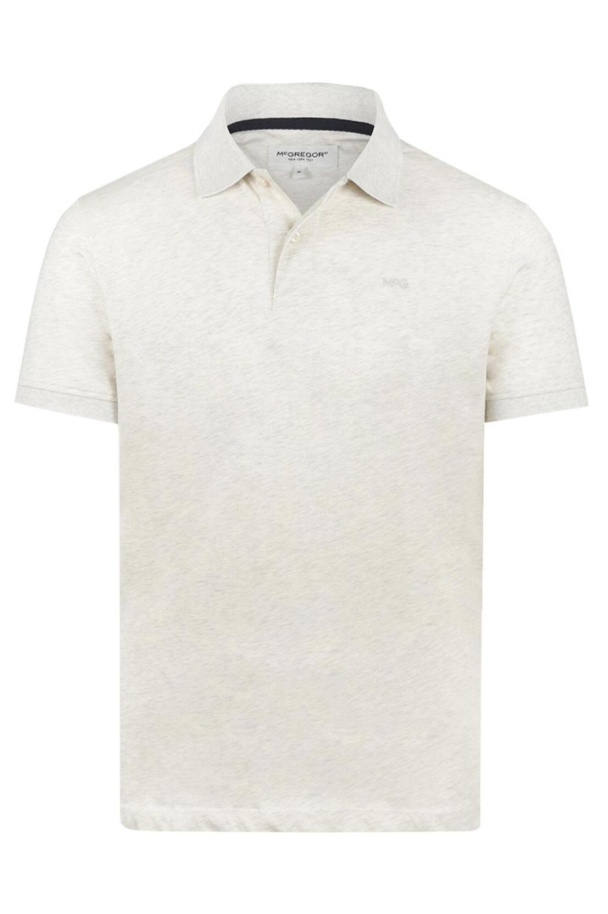 McGregor grijze heren polo | Vooraanzicht