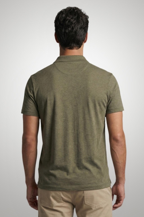 McGregor groene heren polo | Model achteraanzicht