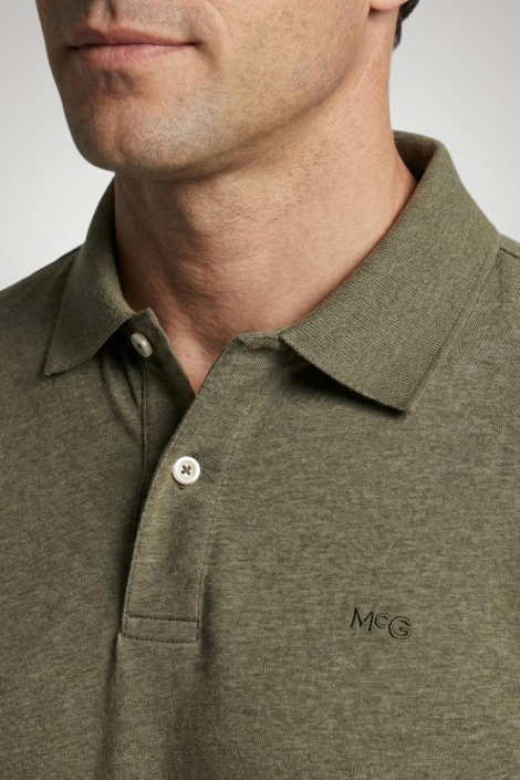 McGregor groene heren polo | Close up
