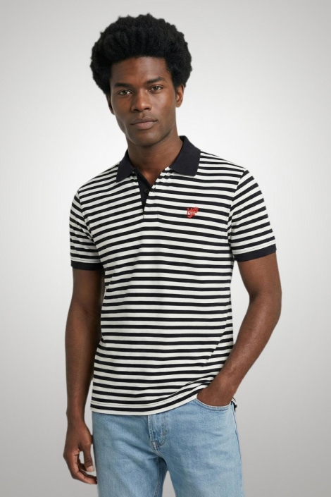 McGregor witte heren polo | Model vooraanzicht