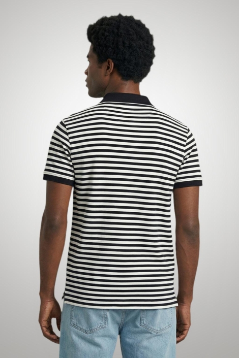 McGregor witte heren polo | Model vooraanzicht