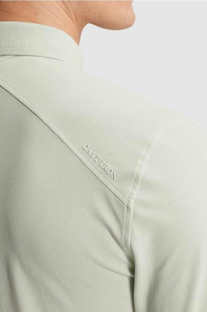 Cast Iron ecru heren polo | Kleurstaal