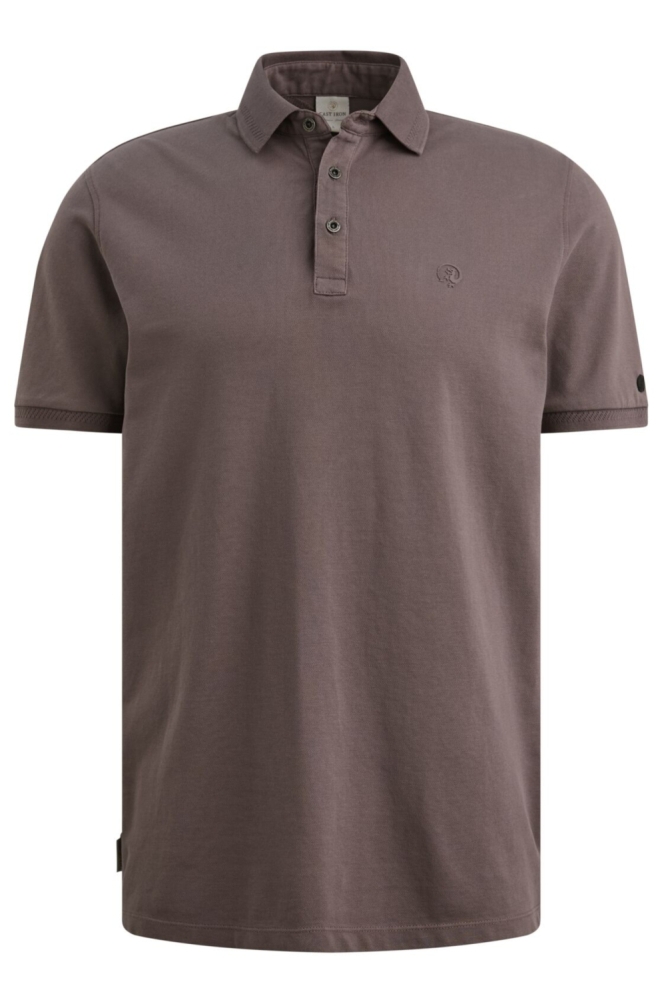 Cast Iron bordeaux heren polo | Vooraanzicht