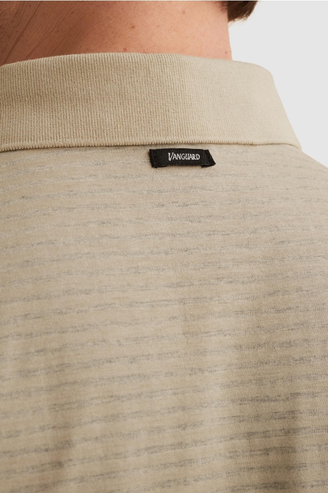 Vanguard taupe heren polo | Kleurstaal