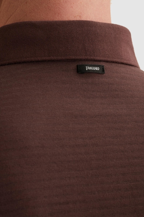 Vanguard bordeaux heren polo | Kleurstaal