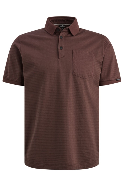 Vanguard bordeaux heren polo | Vooraanzicht