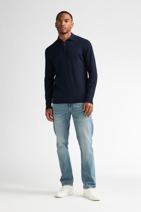 Petrol Industries blauwe heren polo | Model