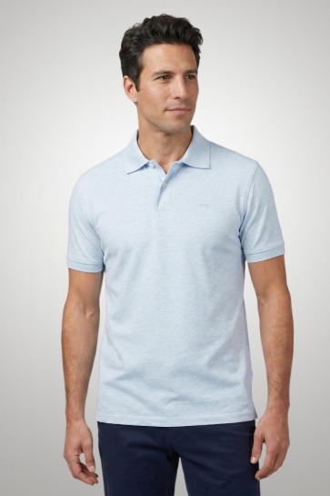 McGregor Polo MELANGE JERSEY POLO MM261 9001 04 Light Blue