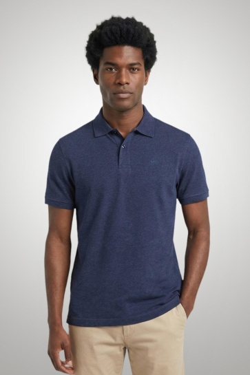 McGregor Polo MELANGE JERSEY POLO MM261 9001 04 Medium Blue