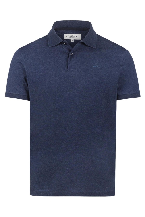 McGregor blauwe heren polo | Vooraanzicht