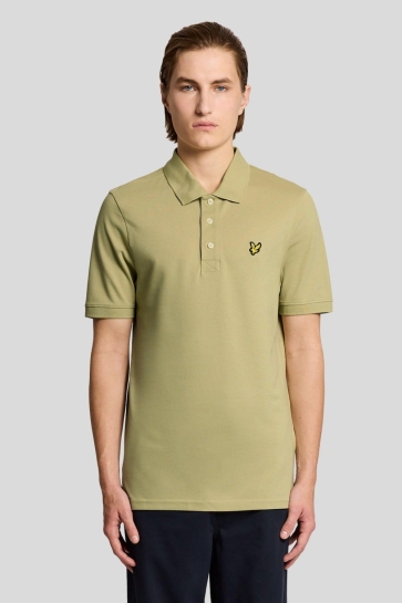 Lyle & Scott plain polo shirt Groen