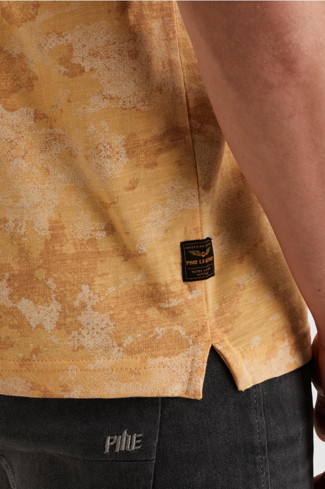 PME legend oranje heren polo | Kleurstaal