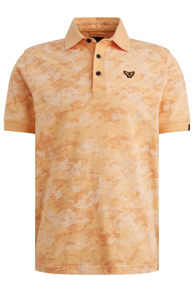 PME legend oranje heren polo | Vooraanzicht