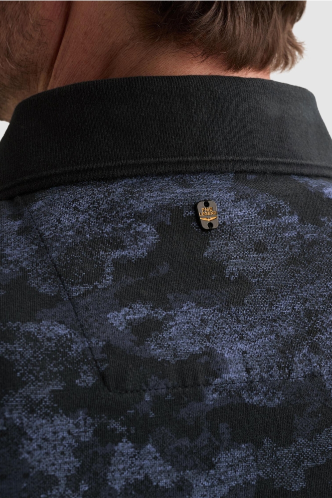 PME legend blauwe heren polo | Kleurstaal