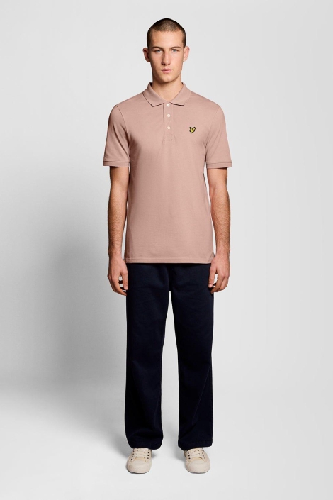 Lyle & Scott roze heren polo | Model