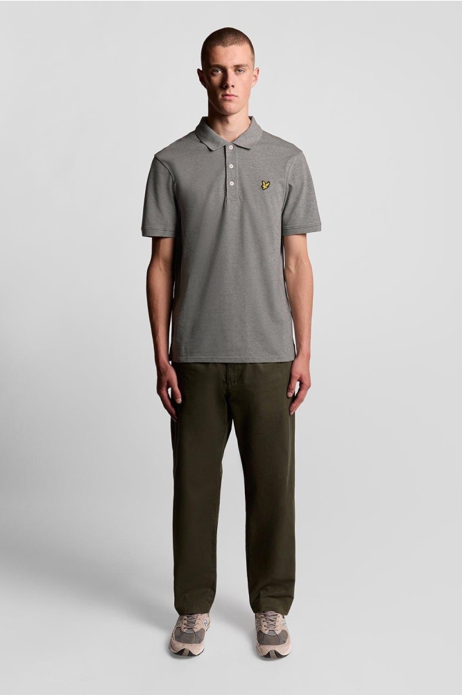 Lyle & Scott grijze heren polo | Model