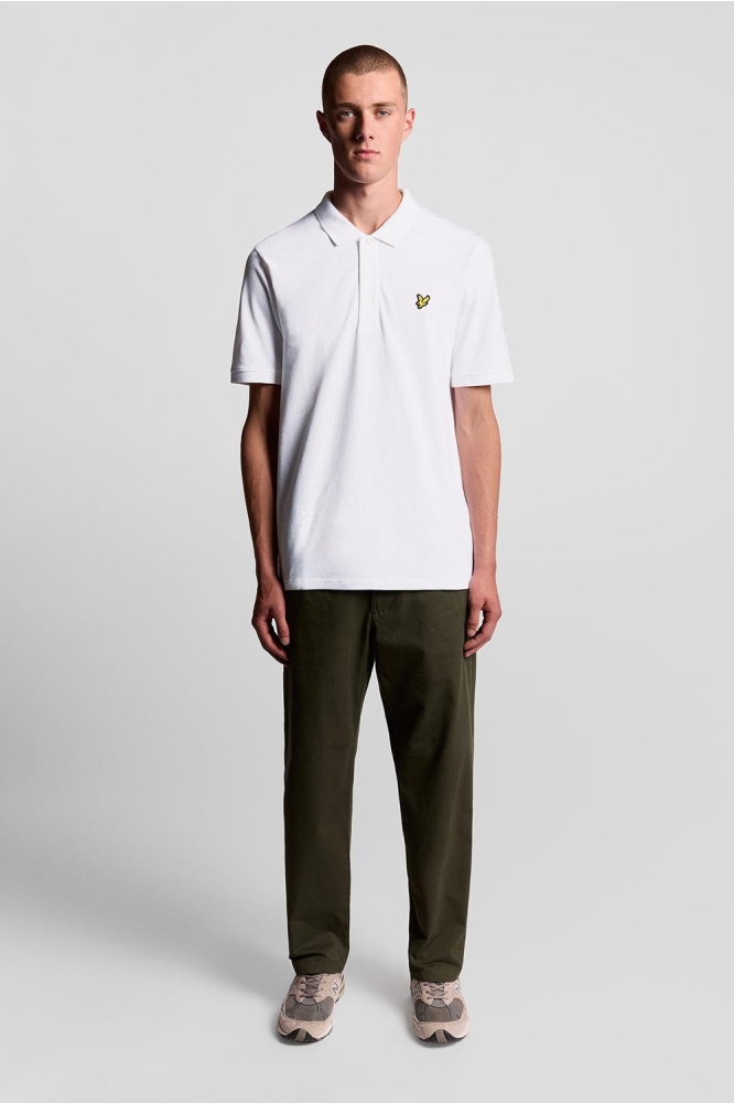 Lyle & Scott witte heren polo | Model