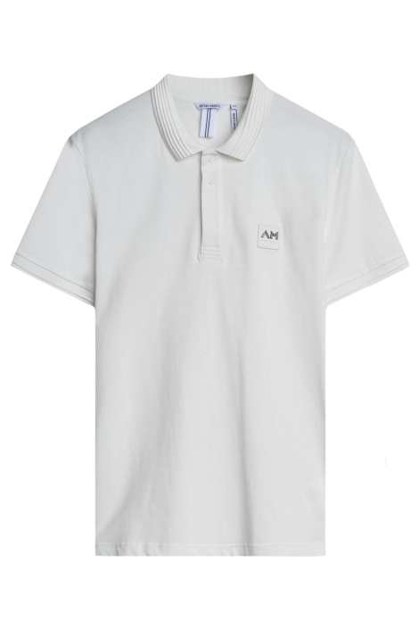 Antony Morato witte heren polo | Vooraanzicht