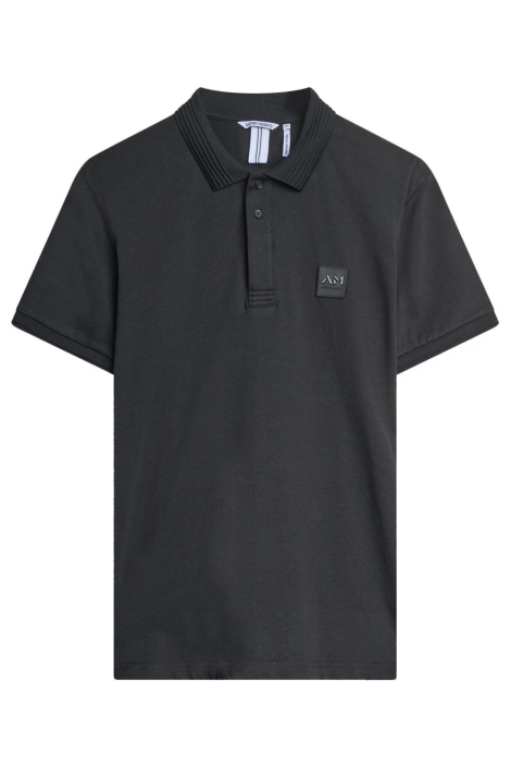 Antony Morato zwarte heren polo | Vooraanzicht