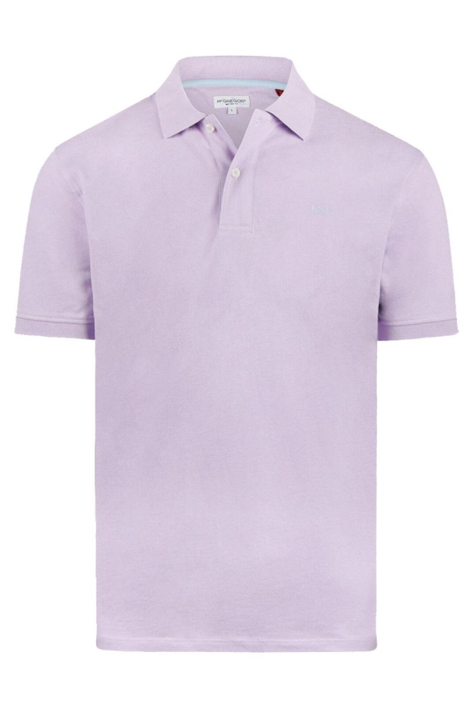 McGregor paarse heren polo | Vooraanzicht