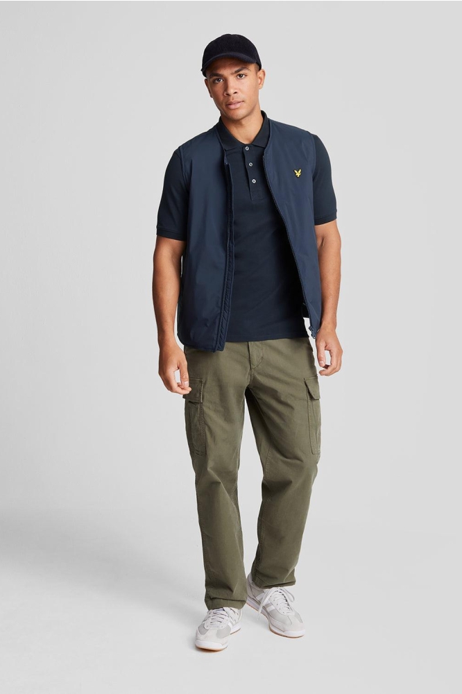 Lyle & Scott blauwe heren polo | Model