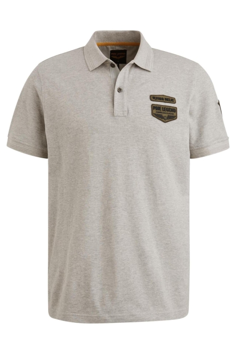 PME legend grijze heren polo | Vooraanzicht