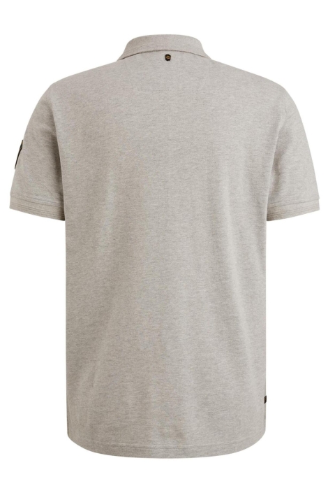 PME legend grijze heren polo | Achteraanzicht