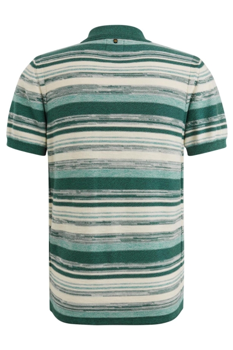 PME legend groene heren polo | Achteraanzicht
