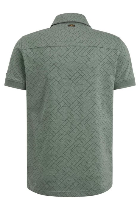 PME legend groene heren polo | Achteraanzicht