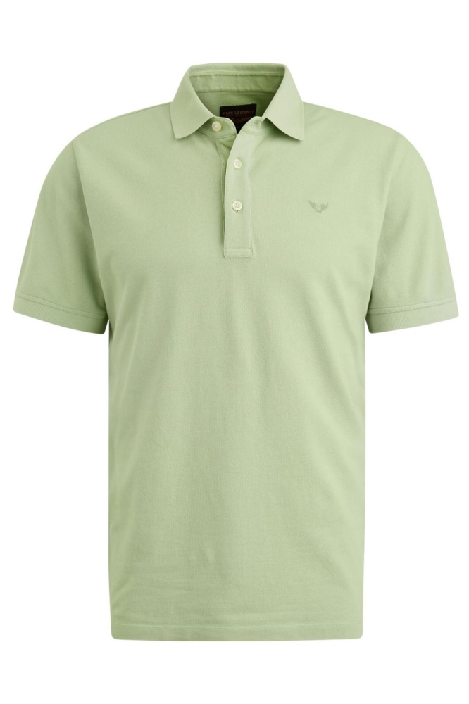 PME legend groene heren polo | Vooraanzicht