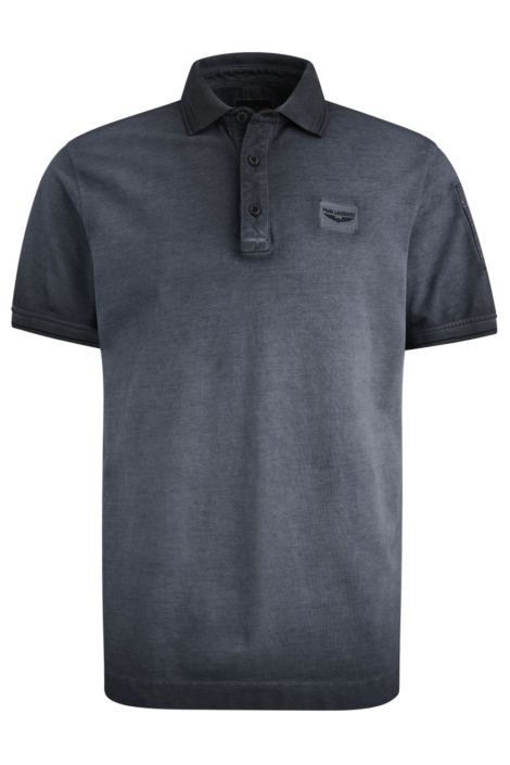 PME legend blauwe heren polo | Vooraanzicht