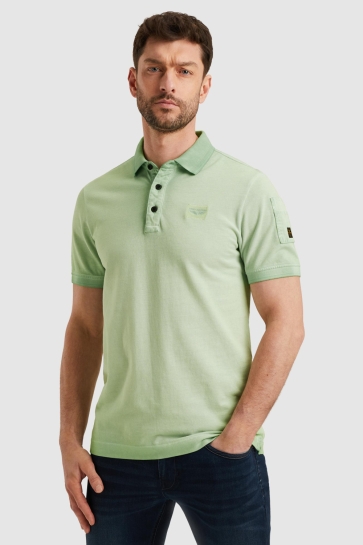 PME legend Polo PIQUE POLO MET KORTE MOUWEN PPSS2504857 6258