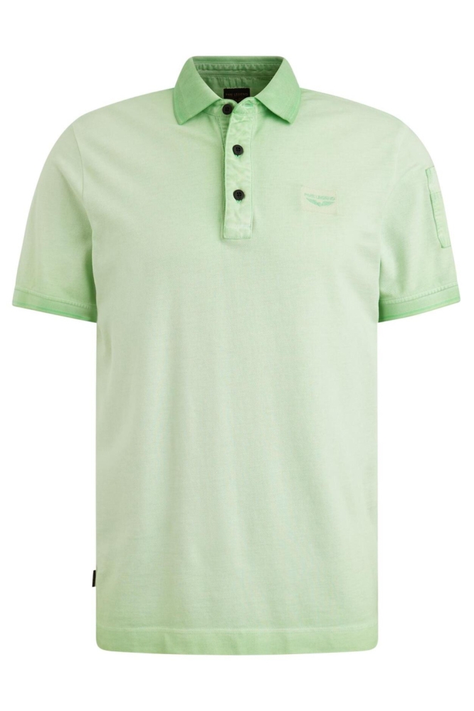 PME legend groene heren polo | Vooraanzicht