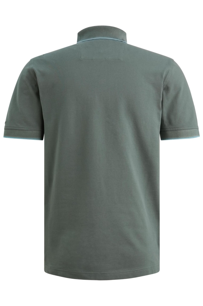 PME legend groene heren polo | Achteraanzicht