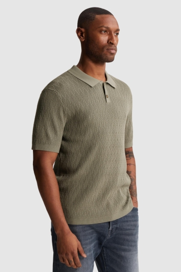 Cast Iron Polo POLO VAN KATOEN EN MODAL MET STRUCTUUR CPSS2606857 6148