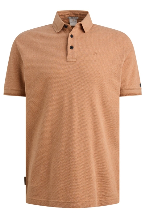 Cast Iron oranje heren polo | Vooraanzicht