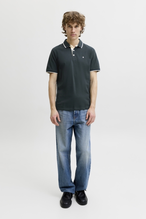 Jack & Jones groene heren polo | Model