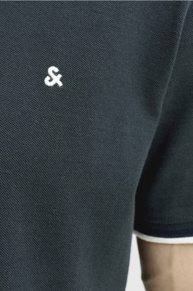 Jack & Jones groene heren polo | Kleurstaal