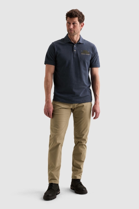PME legend blauwe heren polo | Model