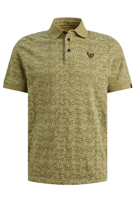PME legend groene heren polo | Vooraanzicht