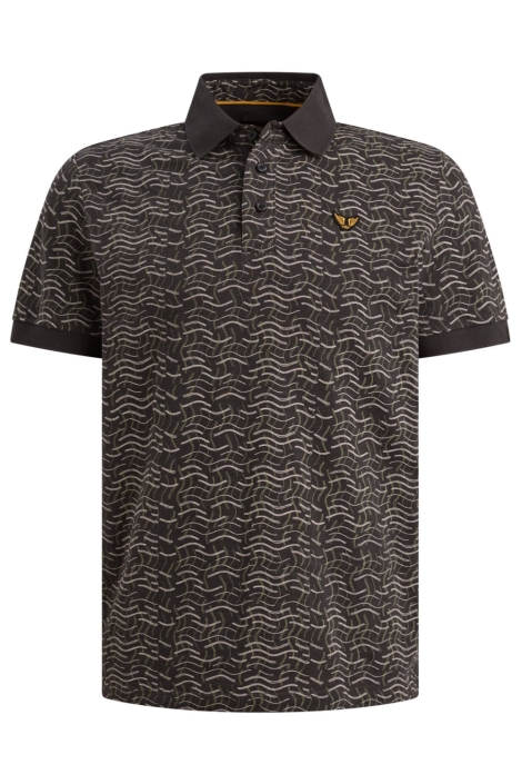 PME legend blauwe heren polo | Vooraanzicht