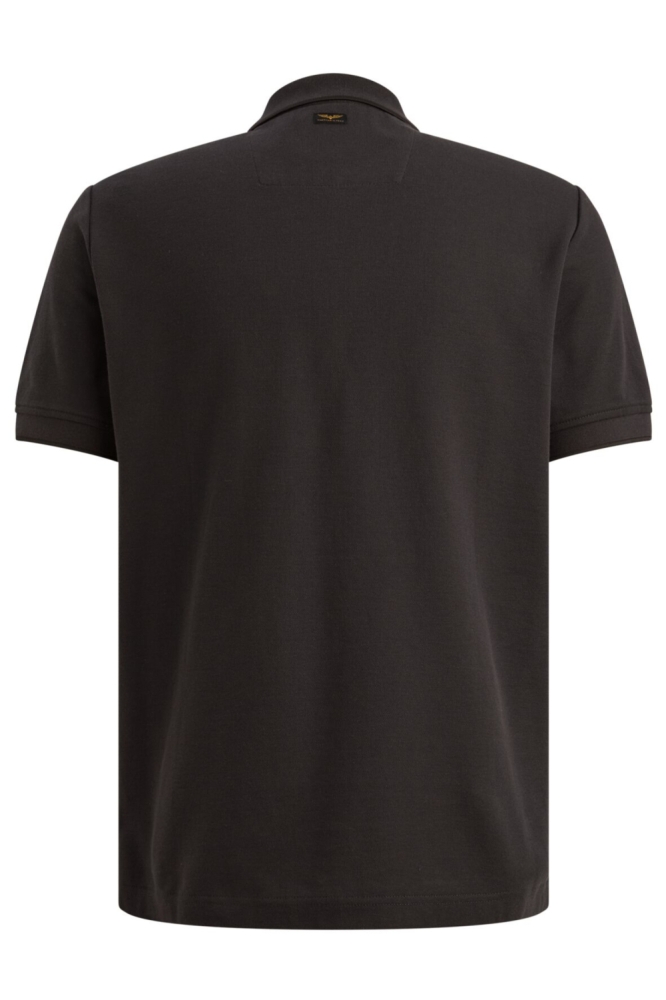 PME legend blauwe heren polo | Achteraanzicht