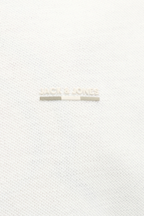Jack & Jones witte heren polo | Kleurstaal