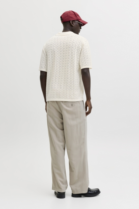 Jack & Jones beige heren polo | Model